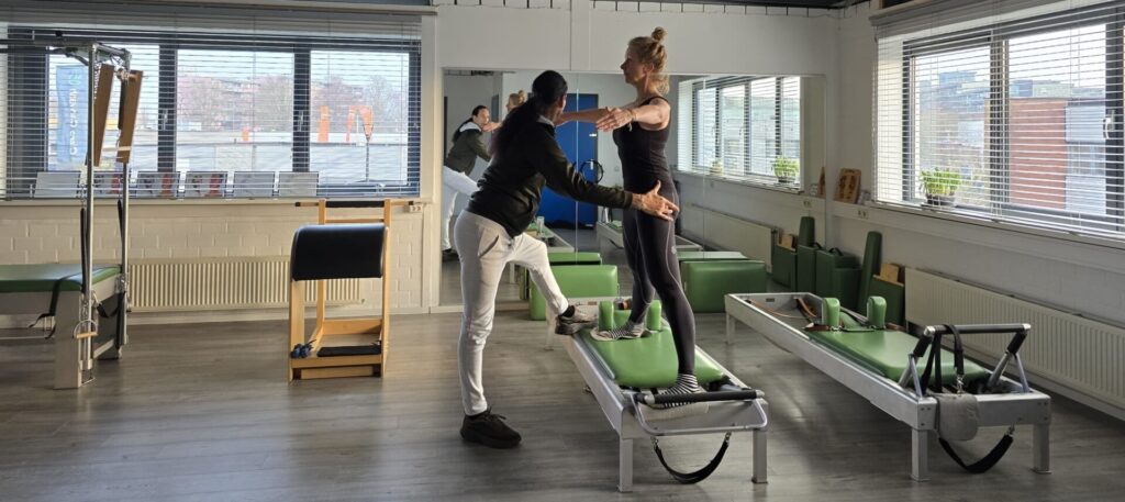 Oefening op reformer